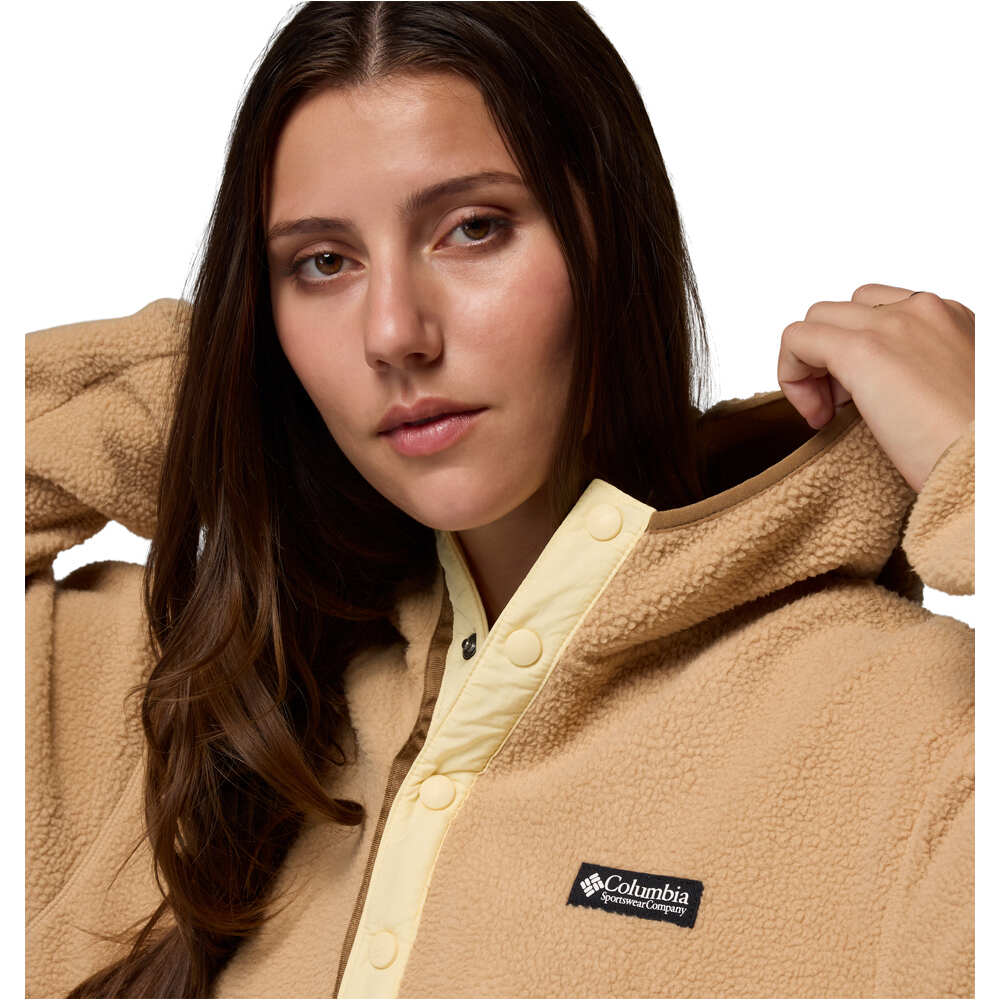 Columbia forro polar mujer Helvetia II Hoodie vista detalle