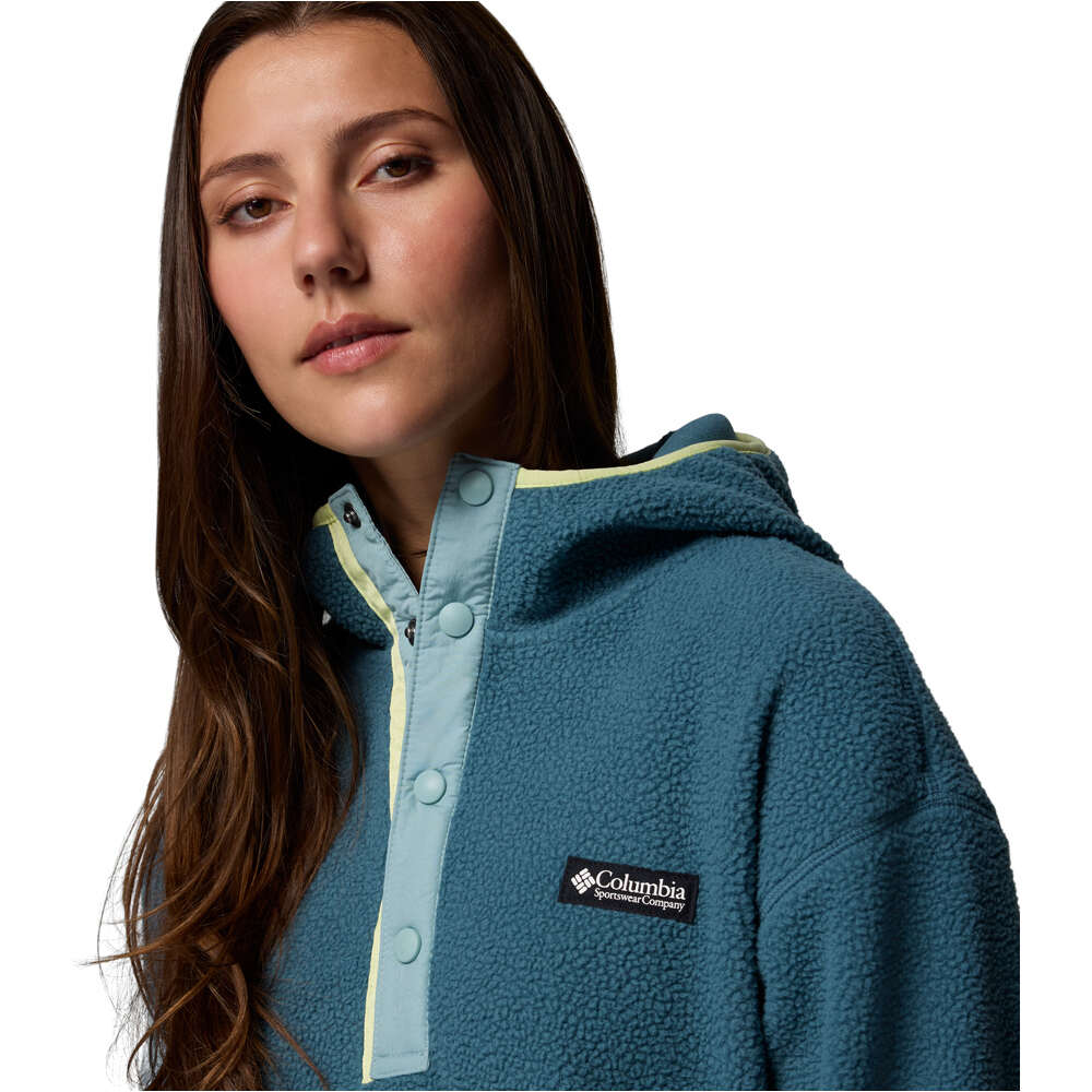 Columbia forro polar mujer Helvetia II Hoodie vista detalle