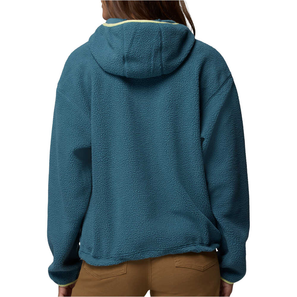 Columbia forro polar mujer Helvetia II Hoodie vista trasera