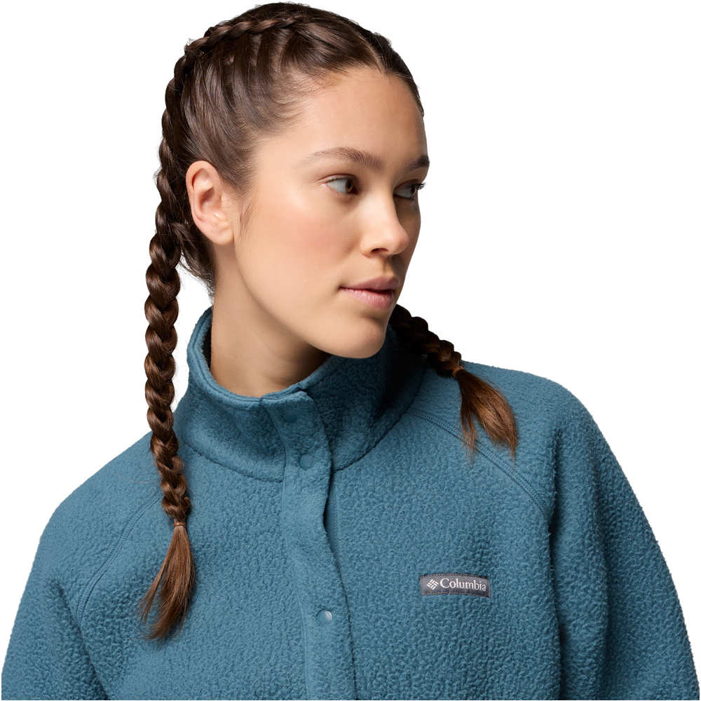 Columbia forro polar mujer Jasper Ridge Pebbled Fleece Full Snap 04