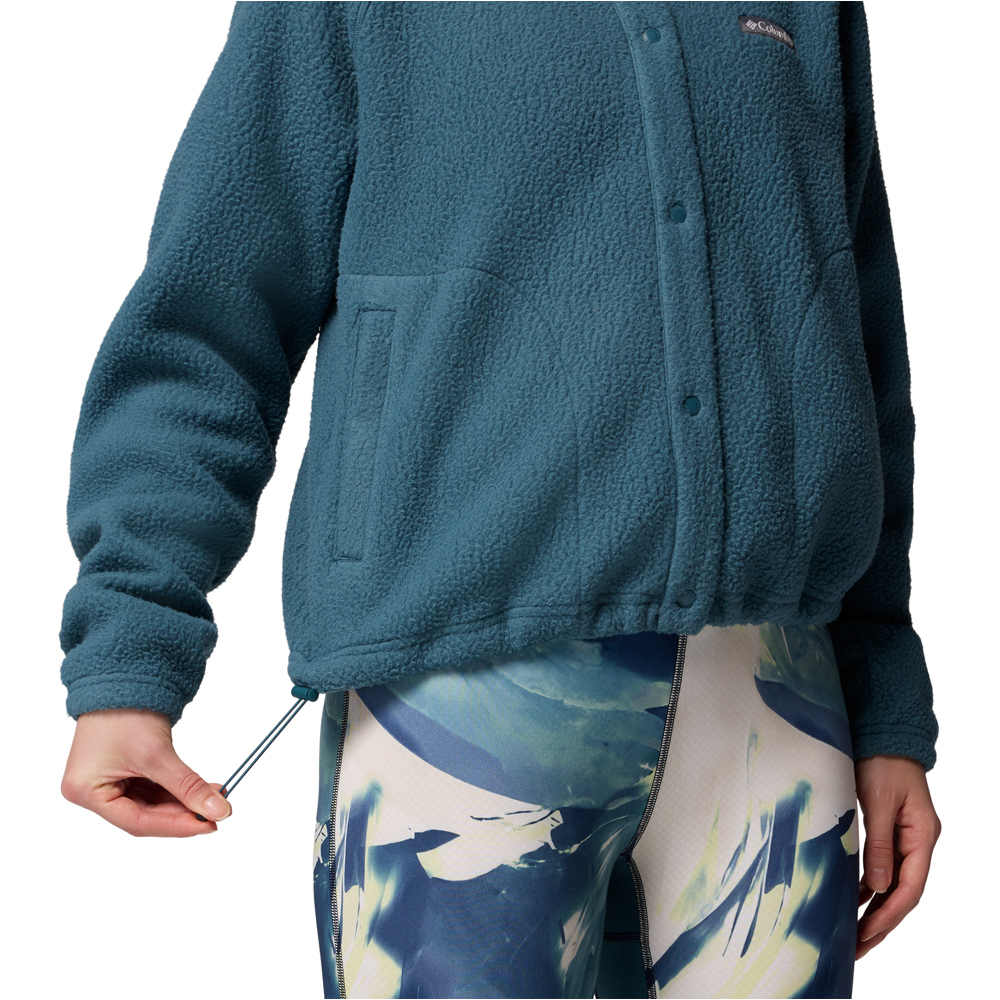 Columbia forro polar mujer Jasper Ridge Pebbled Fleece Full Snap 06