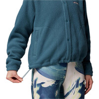Columbia forro polar mujer Jasper Ridge Pebbled Fleece Full Snap 06