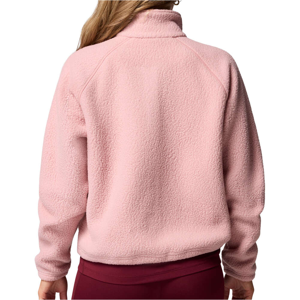 Columbia forro polar mujer Jasper Ridge Pebbled Fleece Full Snap vista trasera