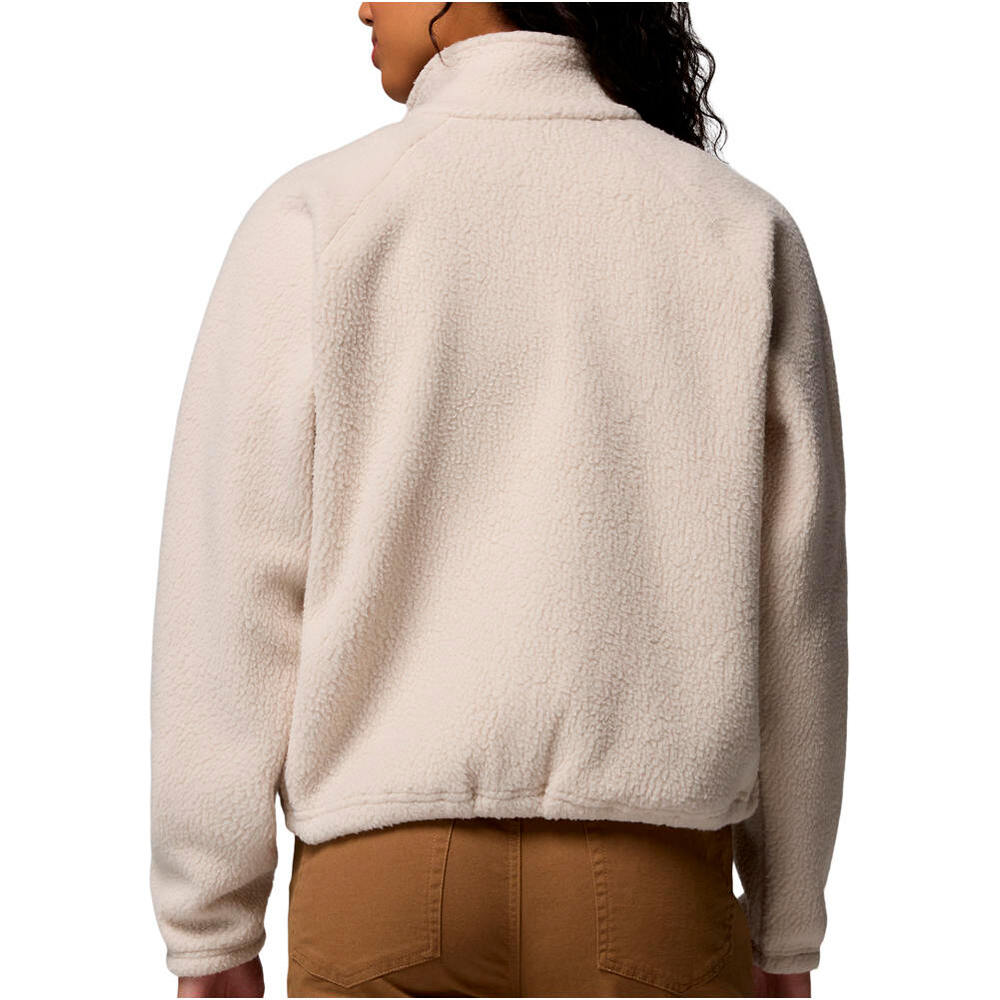 Columbia forro polar mujer Jasper Ridge Pebbled Fleece Full Snap vista trasera