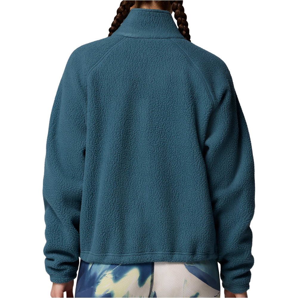 Columbia forro polar mujer Jasper Ridge Pebbled Fleece Full Snap vista trasera