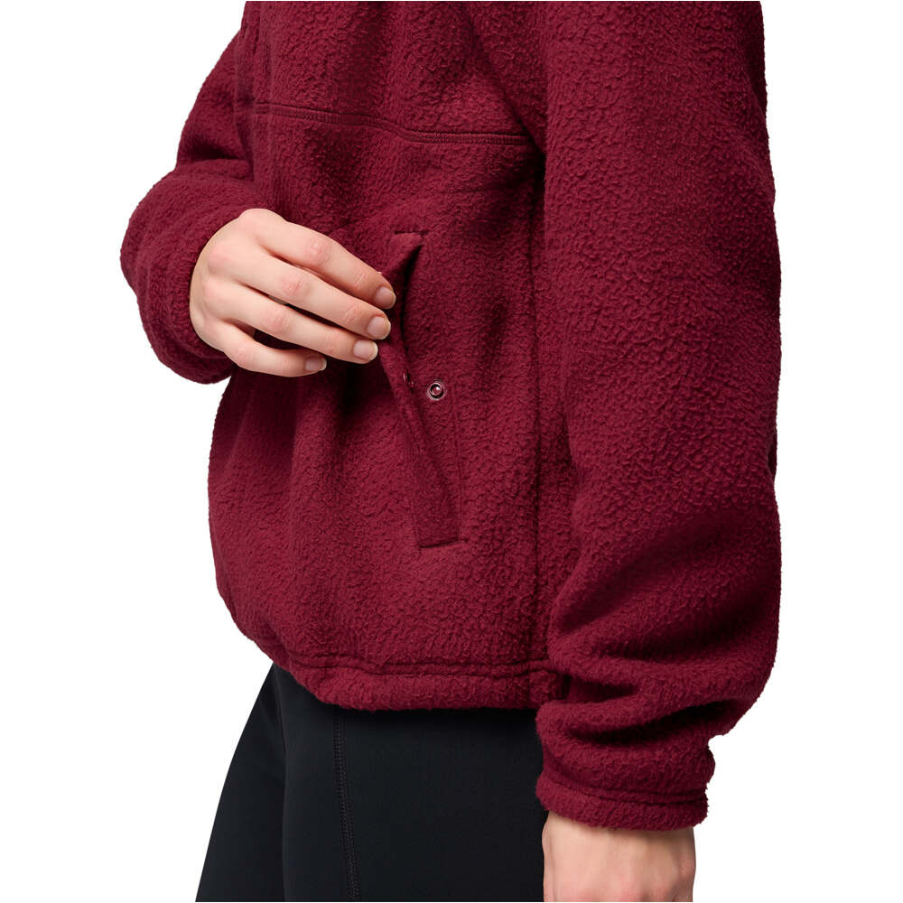 Columbia forro polar mujer Jasper Ridge Pebbled Fleece Half Snap 03