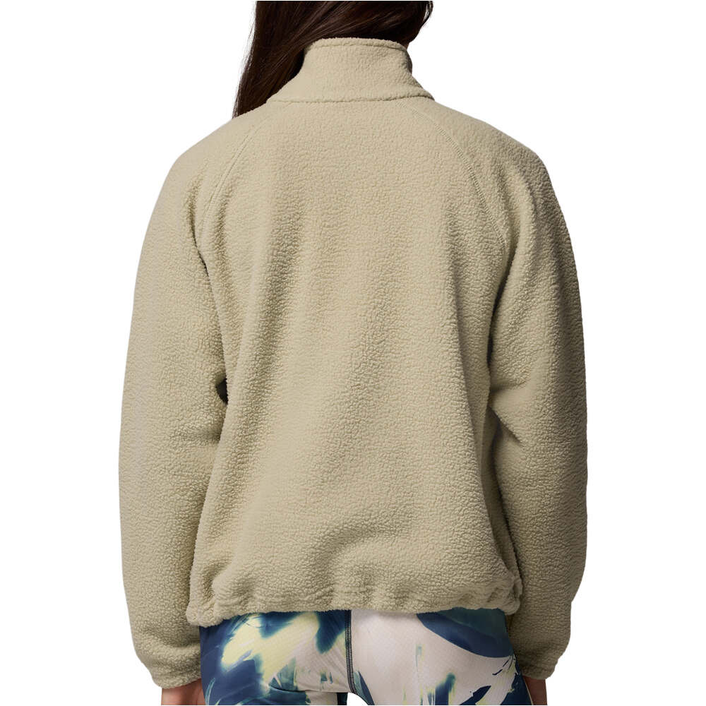 Columbia forro polar mujer Jasper Ridge Pebbled Fleece Half Snap vista trasera