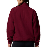 Columbia forro polar mujer Jasper Ridge Pebbled Fleece Half Snap vista trasera