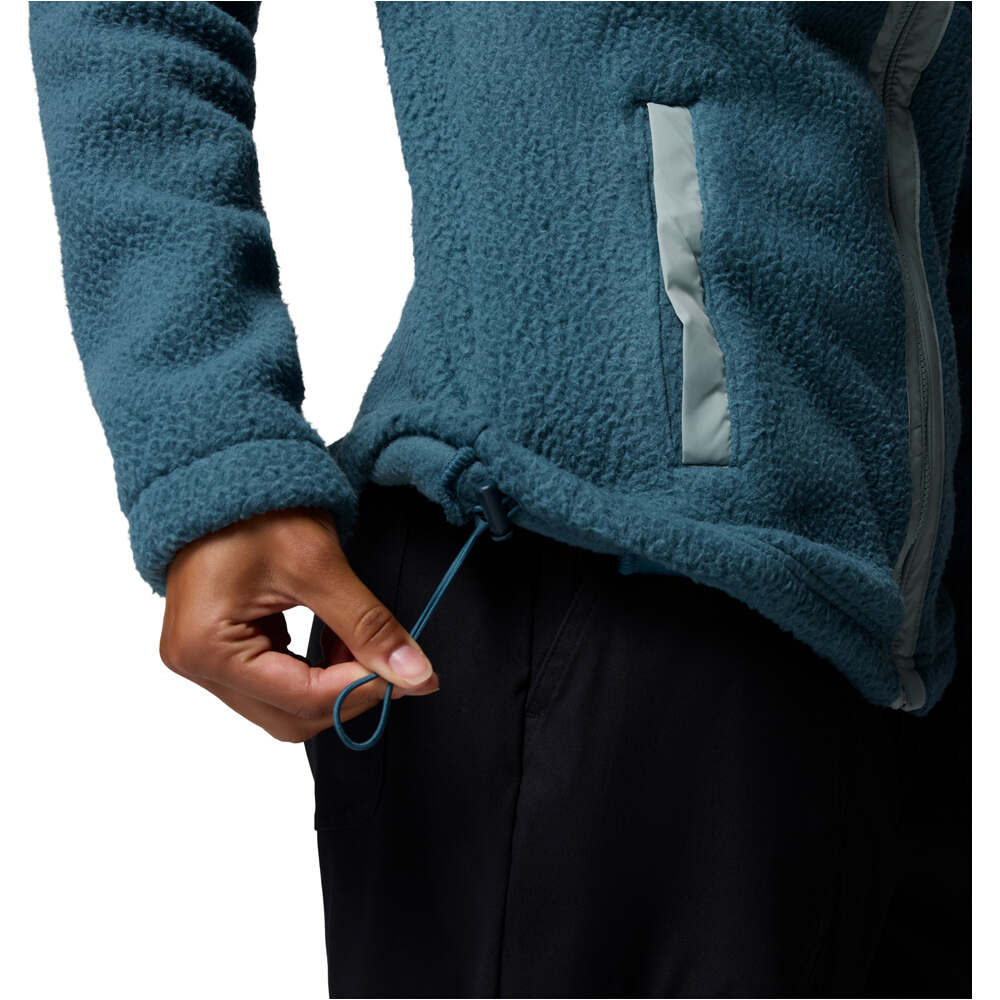 Columbia forro polar mujer Juniper Peak Full Zip Fleece vista detalle