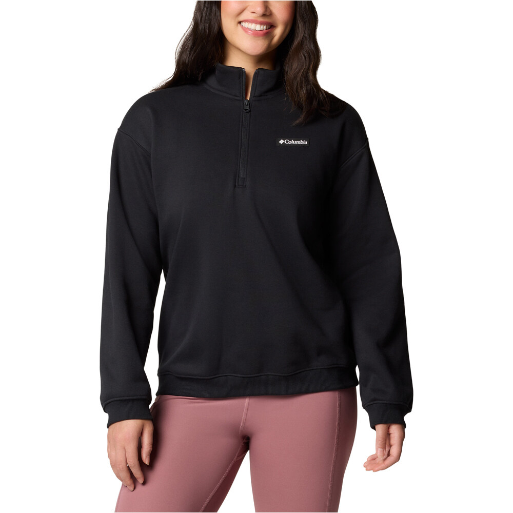 Columbia forro polar mujer Meridian Creek Quarter Zip vista frontal