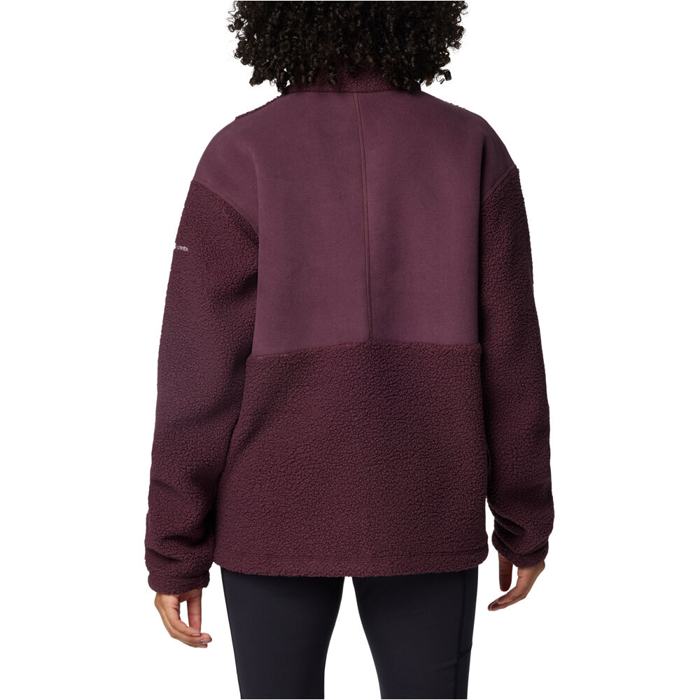 Columbia forro polar mujer Panorama Full Zip II vista trasera