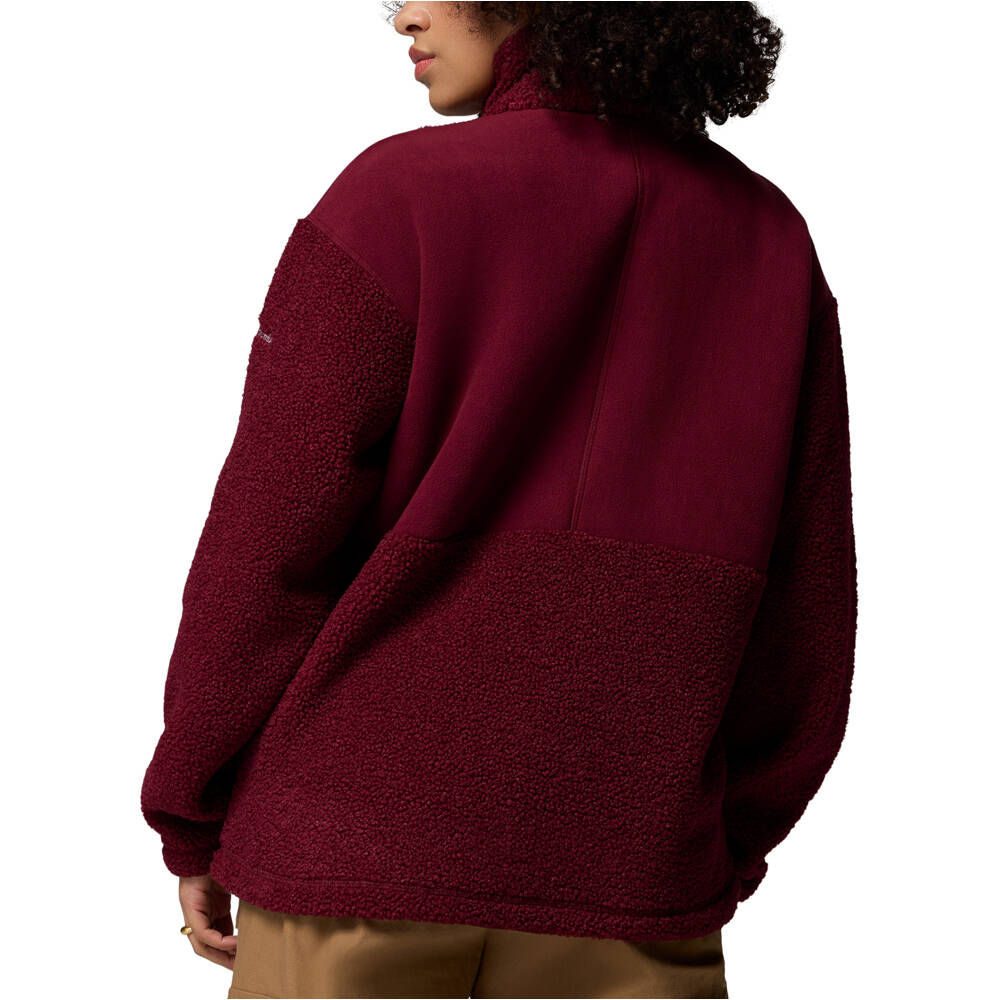 Columbia forro polar mujer Panorama Full Zip II vista trasera