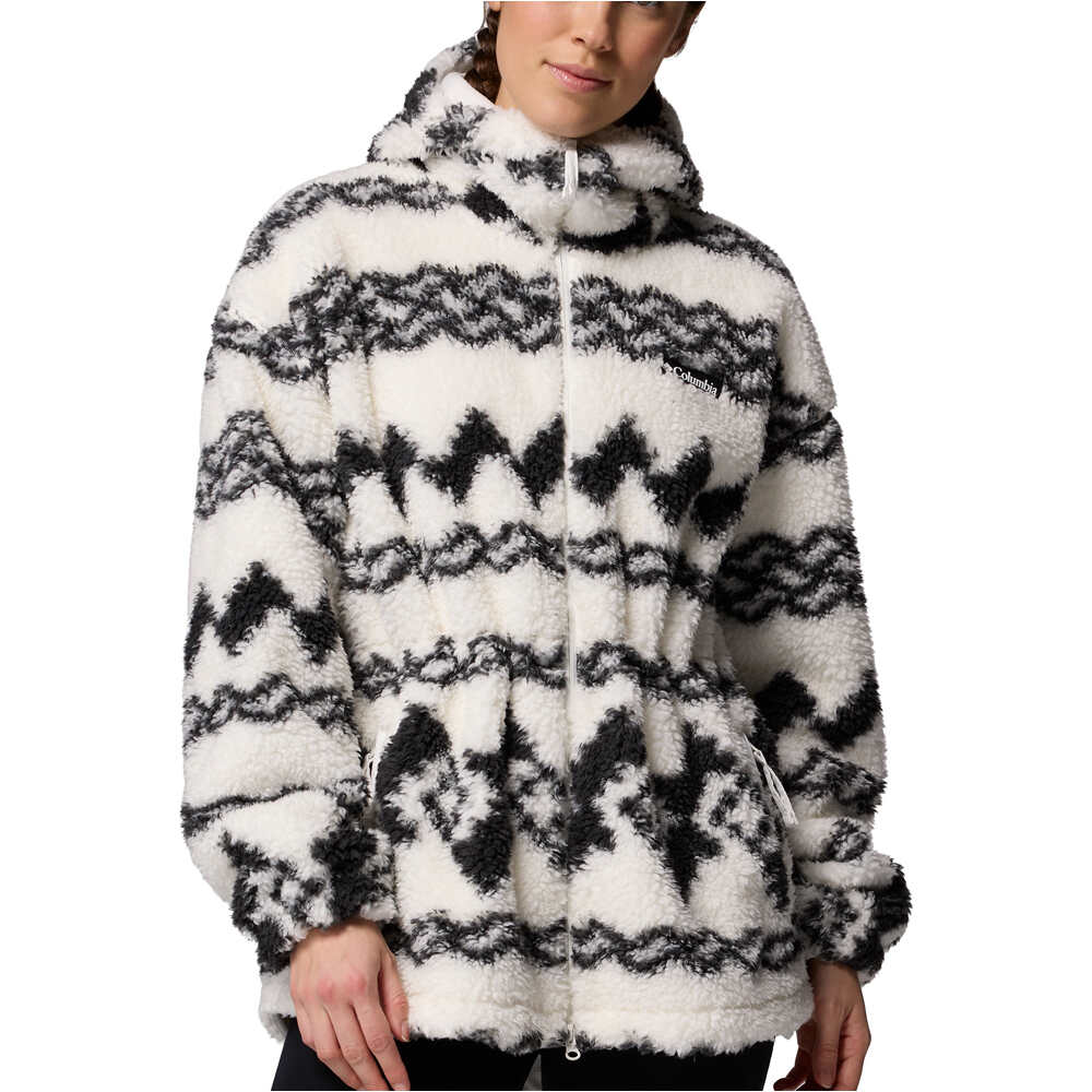 Columbia forro polar mujer Rare Escape Hooded Full Zip vista frontal