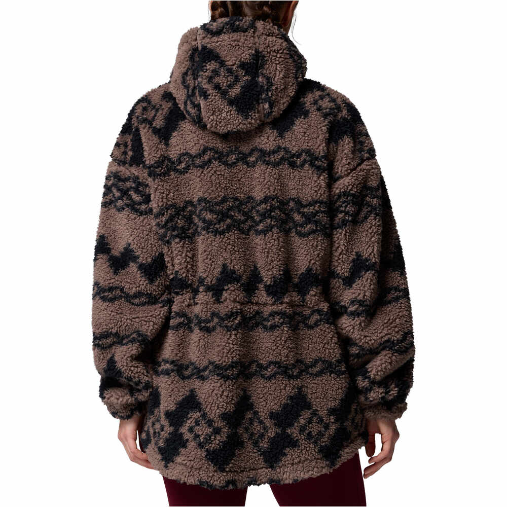 Columbia forro polar mujer Rare Escape Hooded Full Zip vista trasera