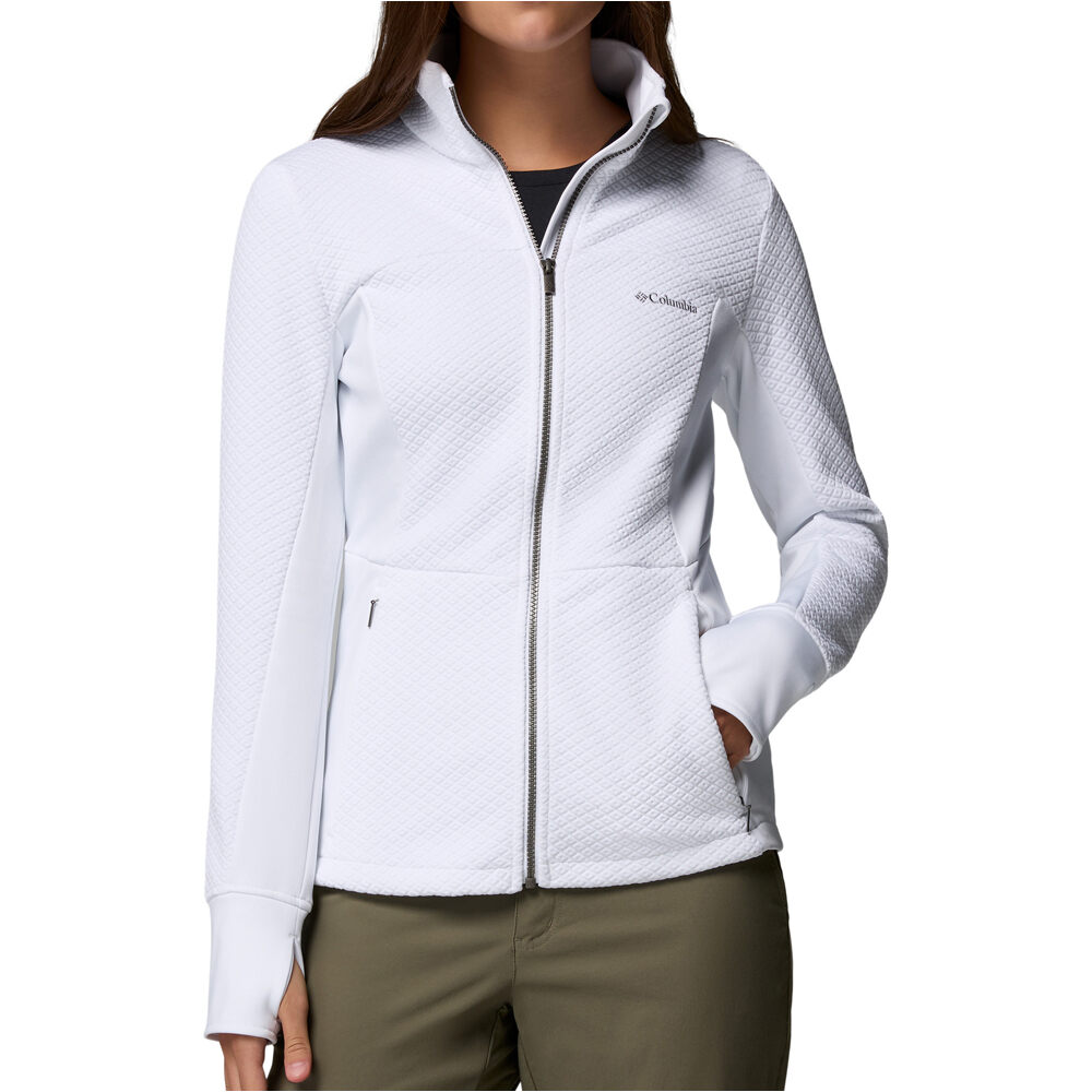 Columbia forro polar mujer Roffe Ridge III Full Zip Fleece vista frontal