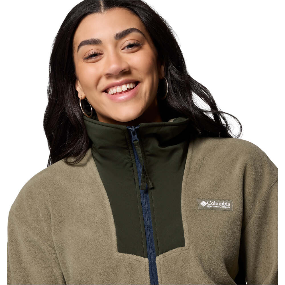 Columbia forro polar mujer Sequoia Grove 1/2 Zip Fleece vista detalle