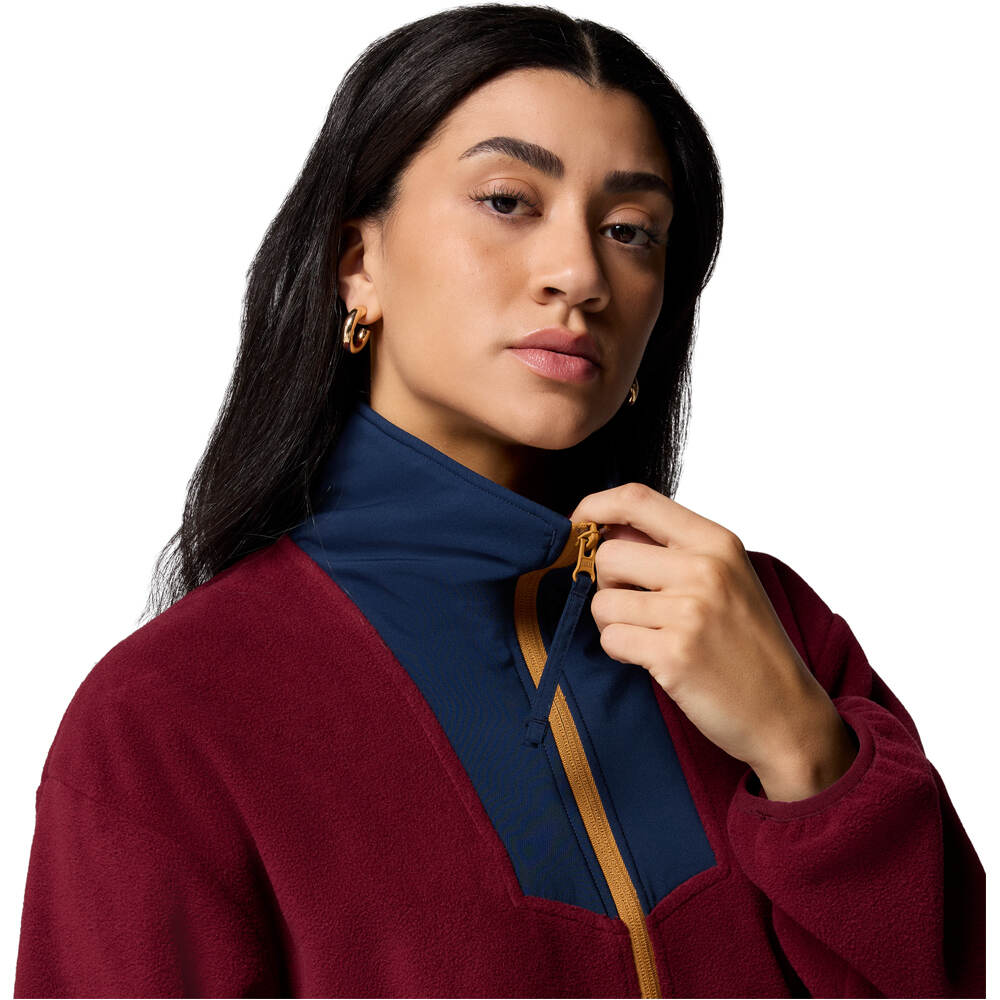 Columbia forro polar mujer Sequoia Grove 1/2 Zip Fleece vista detalle