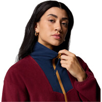 Columbia forro polar mujer Sequoia Grove 1/2 Zip Fleece vista detalle