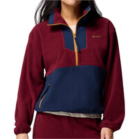 Columbia forro polar mujer Sequoia Grove 1/2 Zip Fleece vista frontal