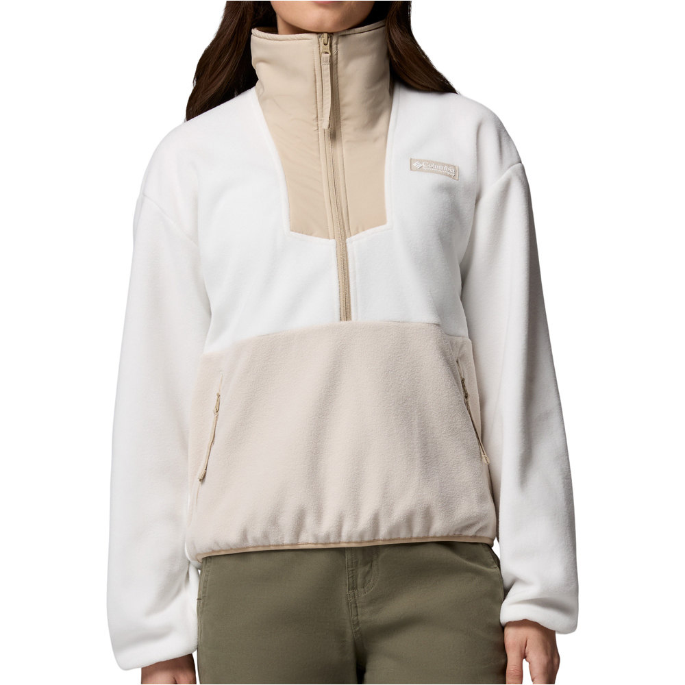 Columbia forro polar mujer Sequoia Grove 1/2 Zip Fleece vista frontal