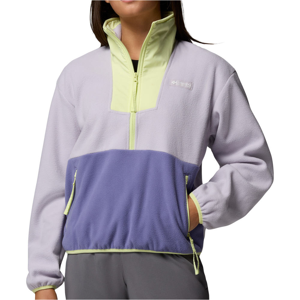 Columbia forro polar mujer Sequoia Grove 1/2 Zip Fleece vista frontal