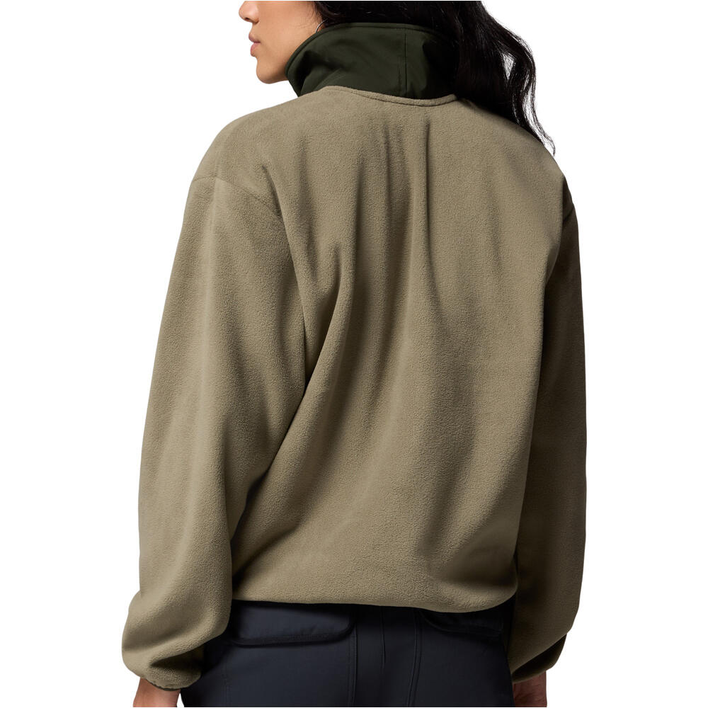 Columbia forro polar mujer Sequoia Grove 1/2 Zip Fleece vista trasera