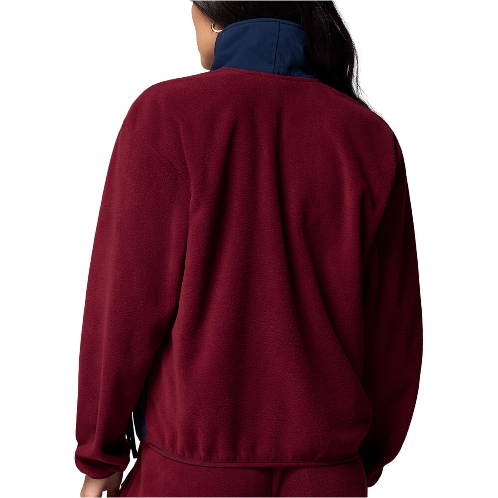 Columbia forro polar mujer Sequoia Grove 1/2 Zip Fleece vista trasera
