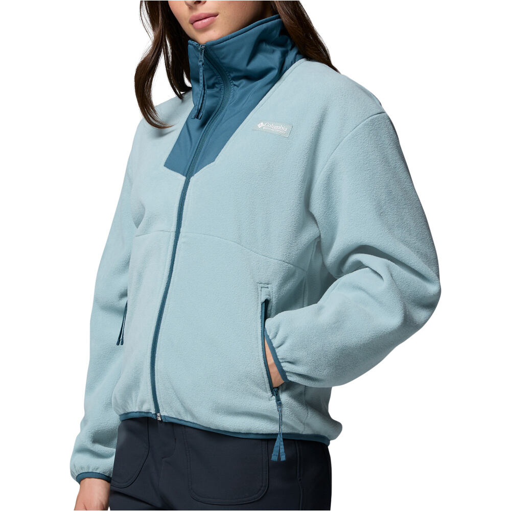 Columbia forro polar mujer Sequoia Grove Full Zip Fleece vista detalle