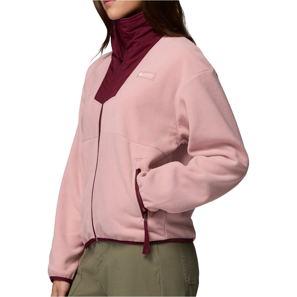 Columbia forro polar mujer Sequoia Grove Full Zip Fleece vista detalle