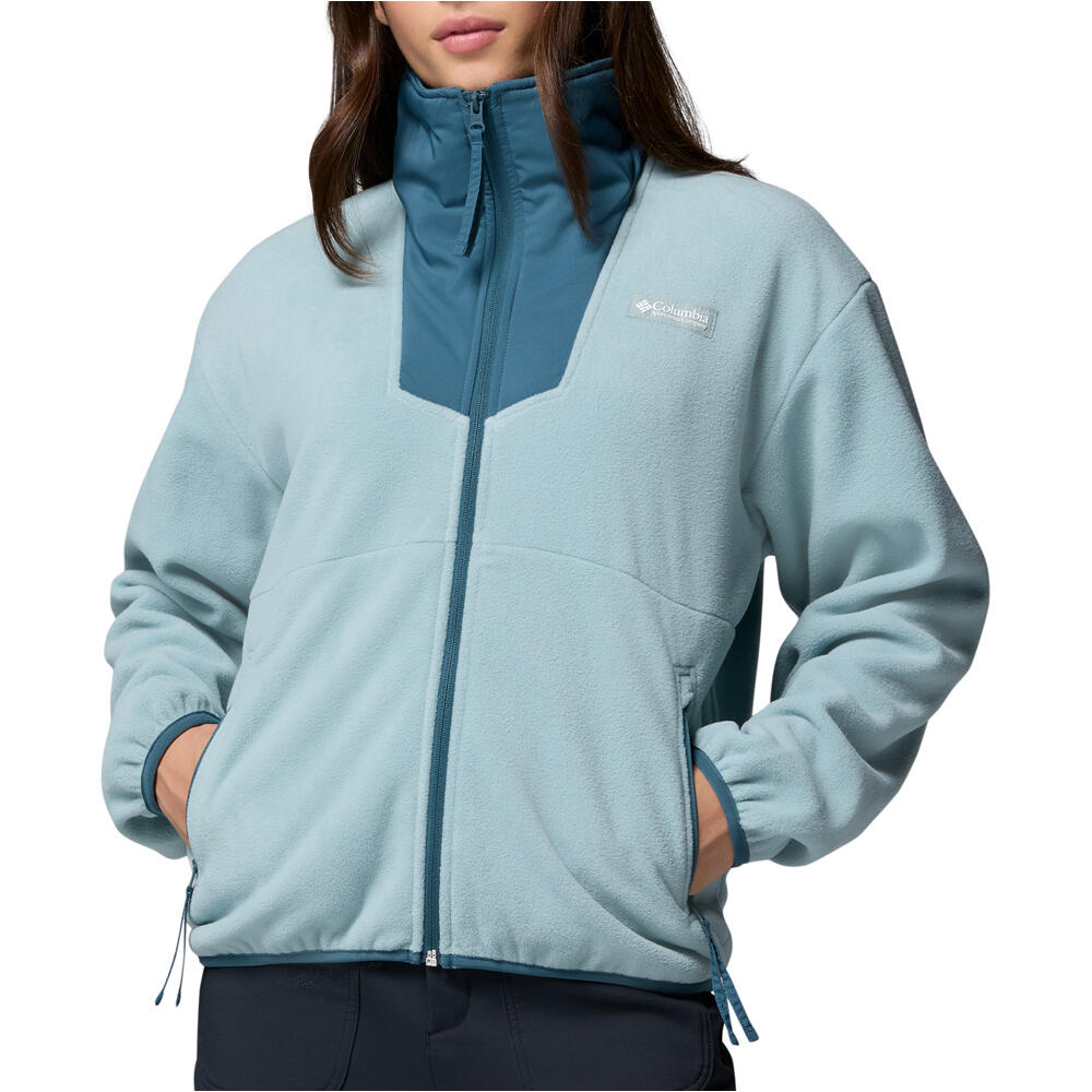 Columbia forro polar mujer Sequoia Grove Full Zip Fleece vista frontal
