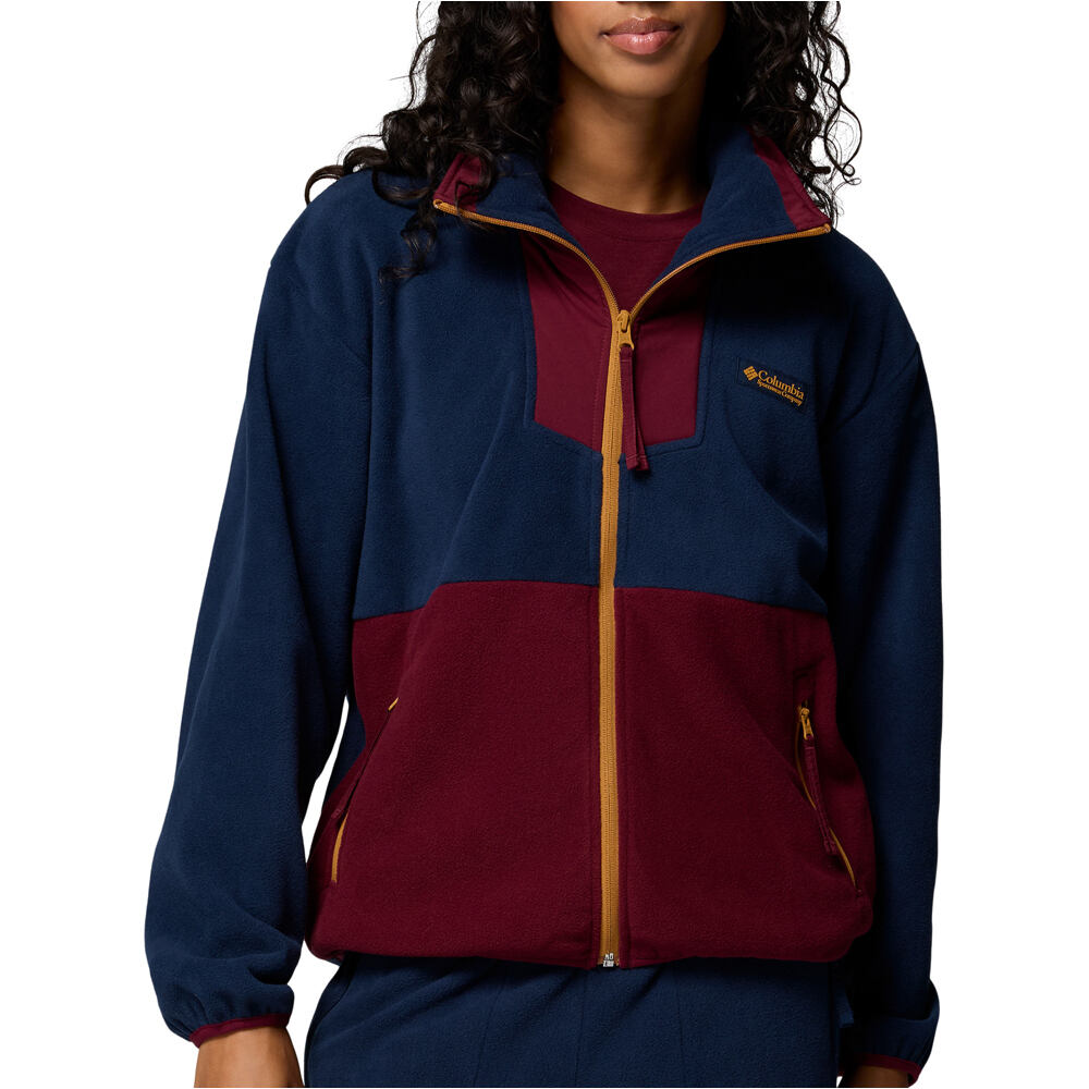Columbia forro polar mujer Sequoia Grove Full Zip Fleece vista frontal