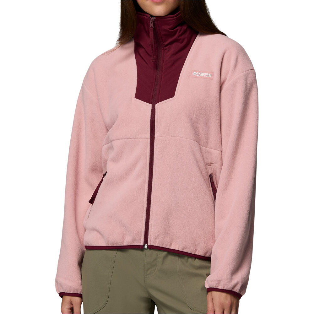 Columbia forro polar mujer Sequoia Grove Full Zip Fleece vista frontal