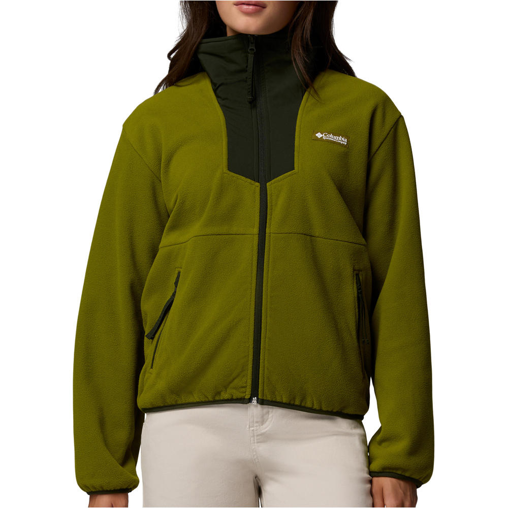 Columbia forro polar mujer Sequoia Grove Full Zip Fleece vista frontal