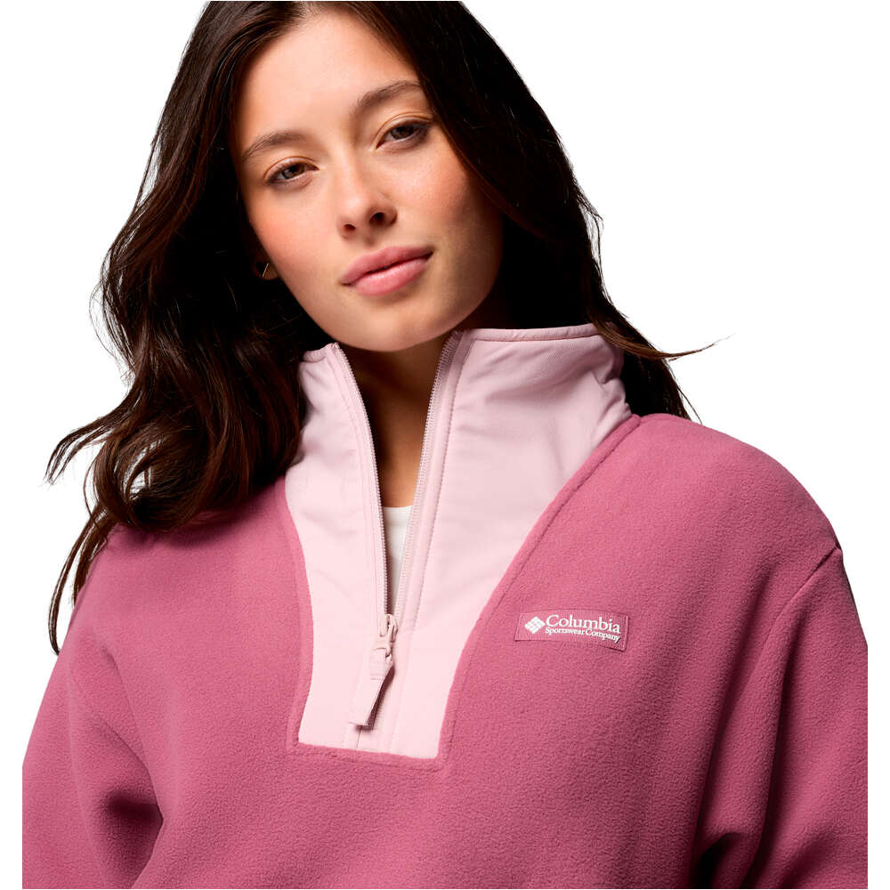Columbia forro polar mujer Sequoia Grove II Half Zip Fleece 03