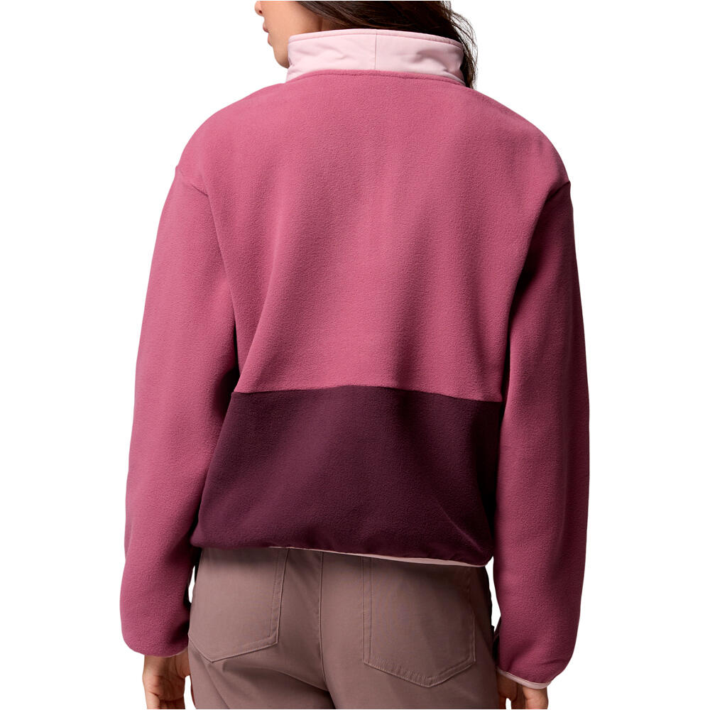 Columbia forro polar mujer Sequoia Grove II Half Zip Fleece vista trasera