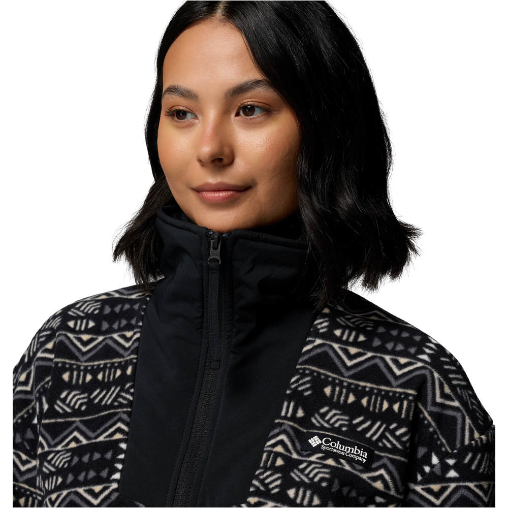 Columbia forro polar mujer Sequoia Grove Printed Half Zip 03