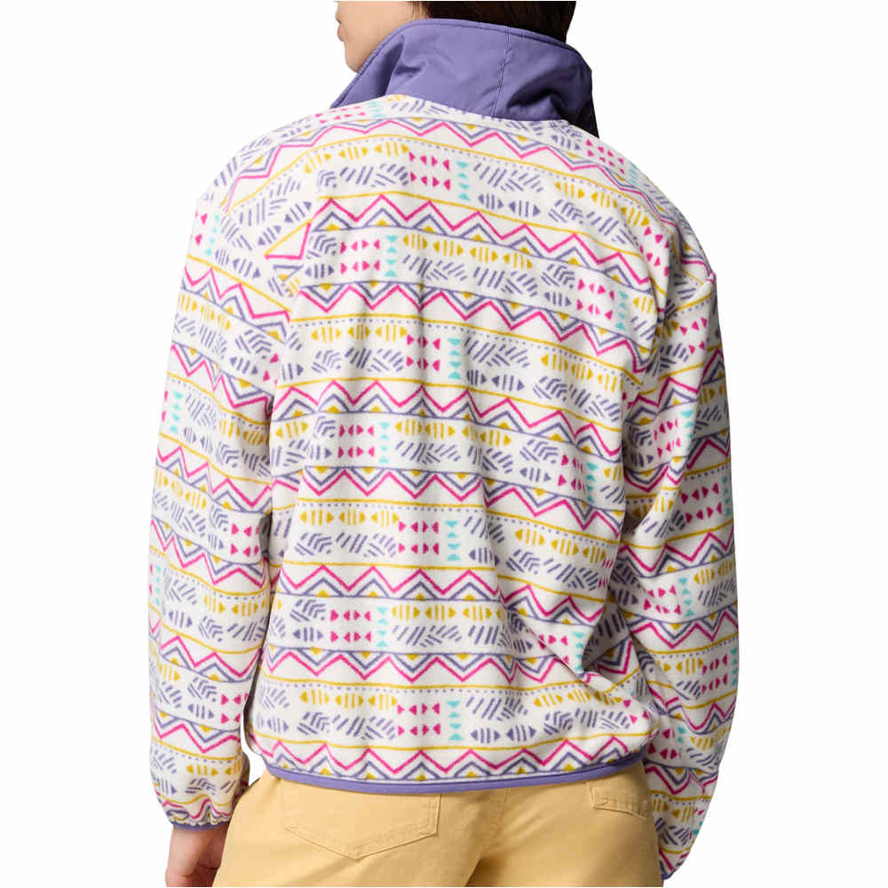 Columbia forro polar mujer Sequoia Grove Printed Half Zip vista trasera
