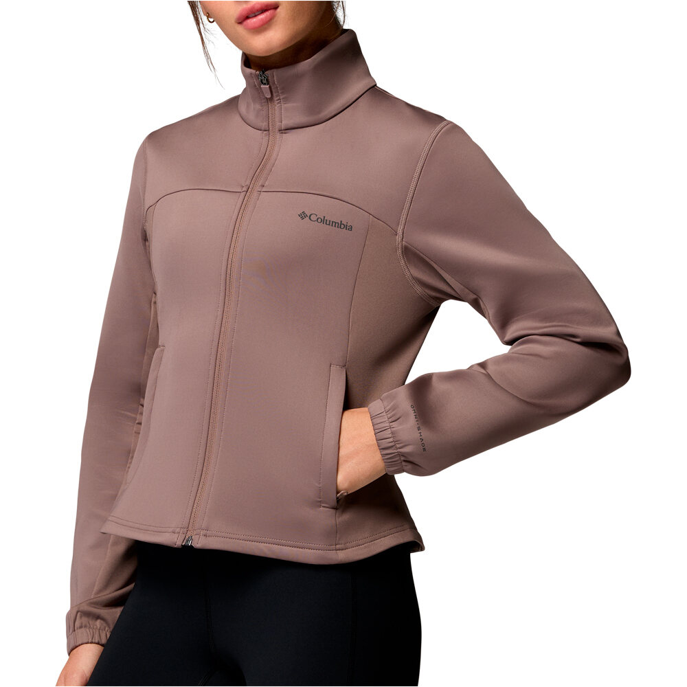 Columbia forro polar mujer Sloan Crest Spacer Fleece FZ vista detalle
