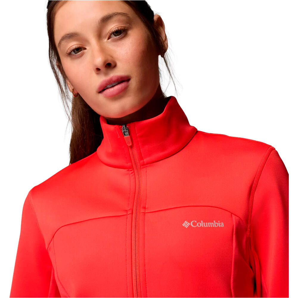 Columbia forro polar mujer Sloan Crest Spacer Fleece FZ vista detalle