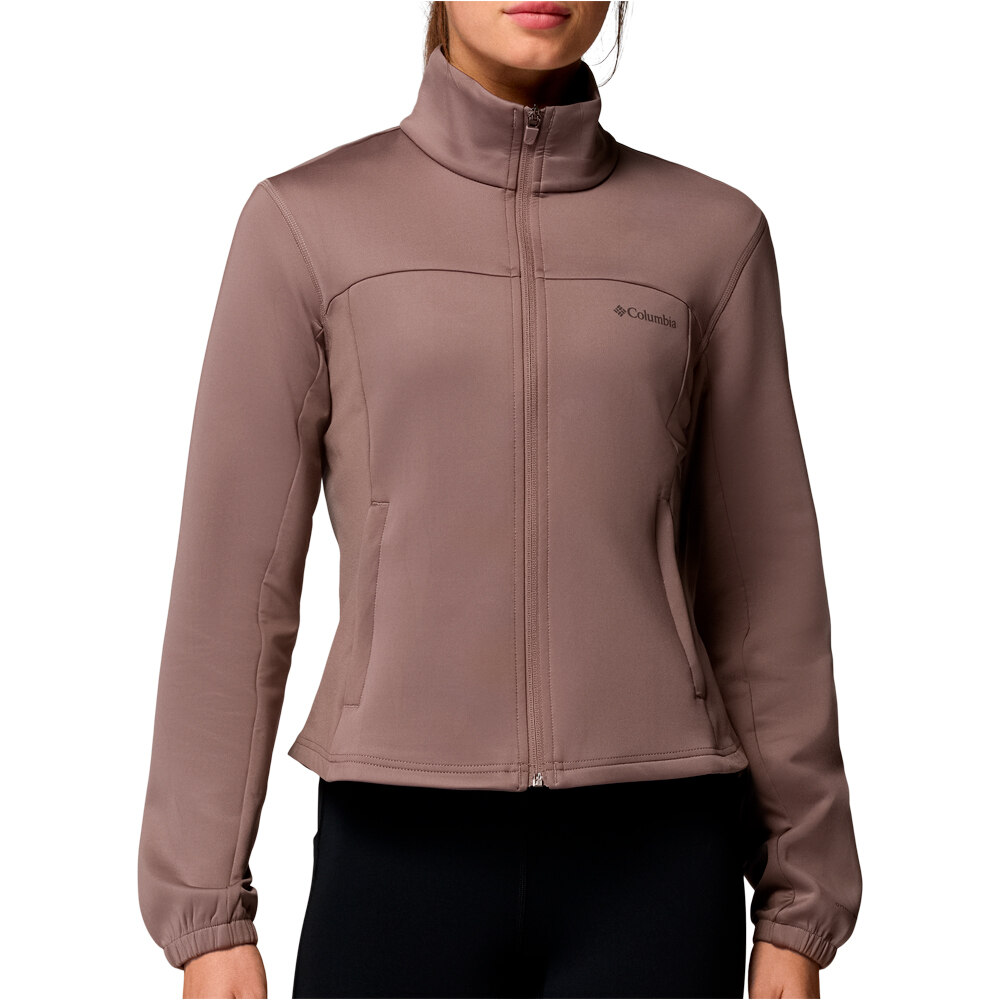 Columbia forro polar mujer Sloan Crest Spacer Fleece FZ vista frontal