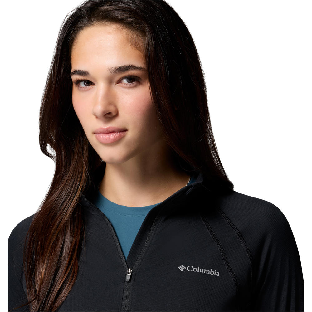 Columbia forro polar mujer Stealth Spring LS Half Zip Tee 03