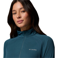Columbia forro polar mujer Stealth Spring LS Half Zip Tee 03
