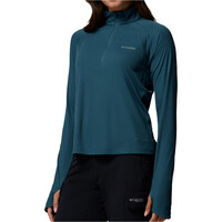 Columbia forro polar mujer Stealth Spring LS Half Zip Tee vista detalle