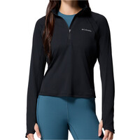Columbia forro polar mujer Stealth Spring LS Half Zip Tee vista frontal