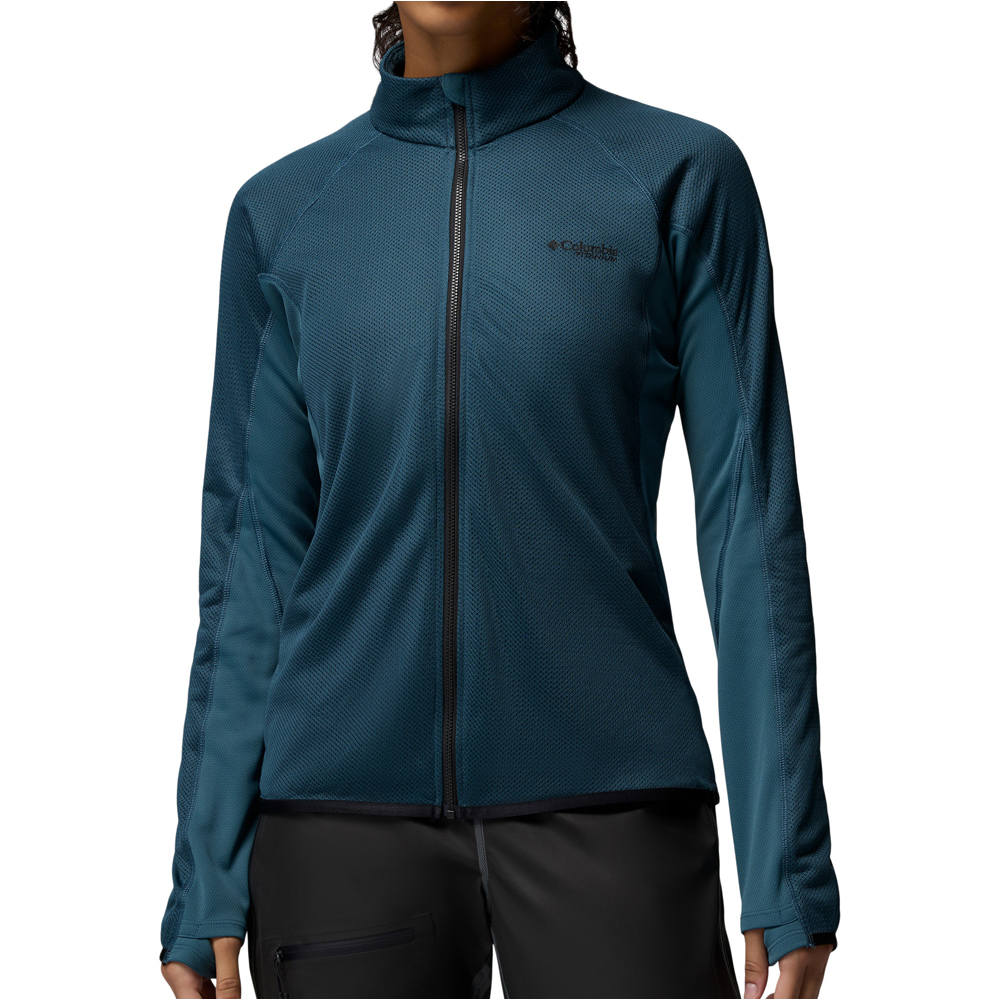 Columbia forro polar mujer Summit Step Full Zip vista frontal