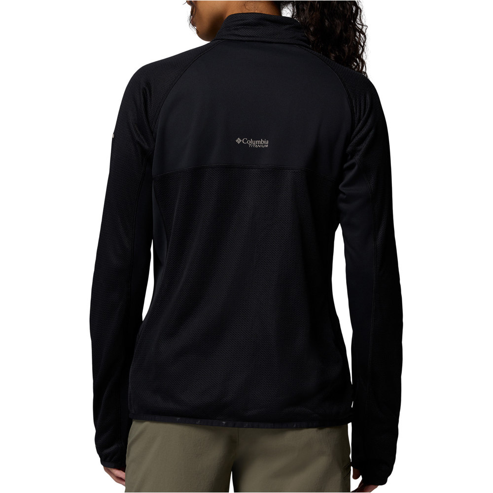 Columbia forro polar mujer Summit Step Full Zip vista trasera