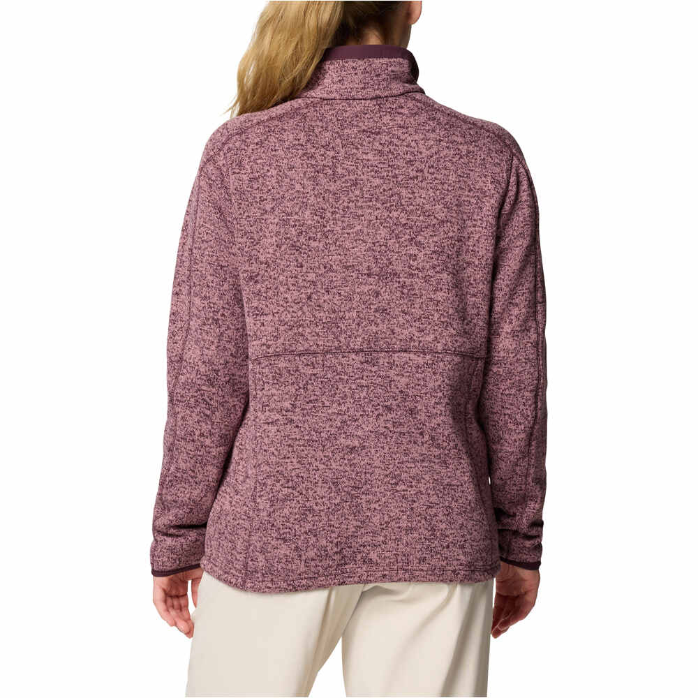 Columbia forro polar mujer Sweater Weather Full Zip II vista trasera