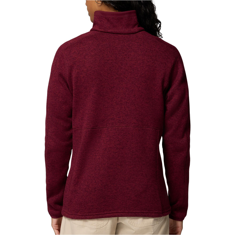Columbia forro polar mujer Sweater Weather Full Zip II vista trasera