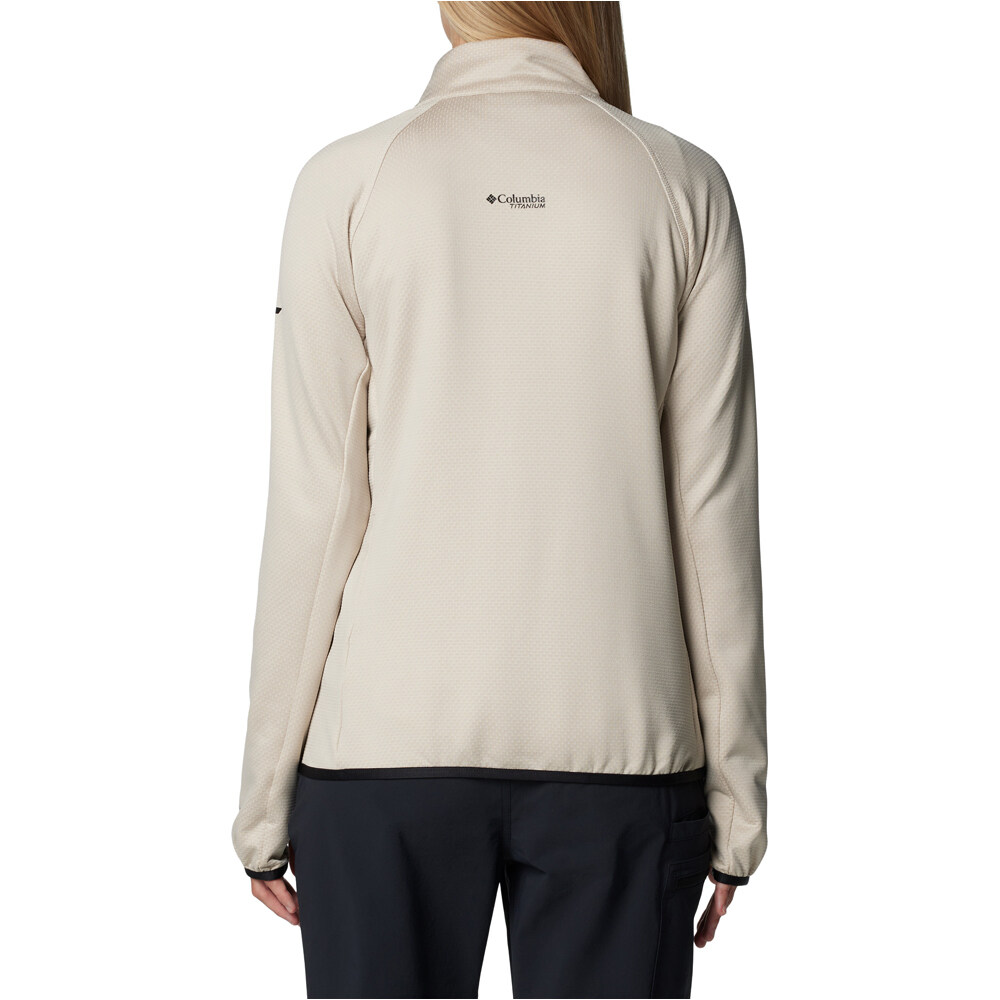 Columbia forro polar mujer Triple Canyon Grid Fleece FZ vista trasera