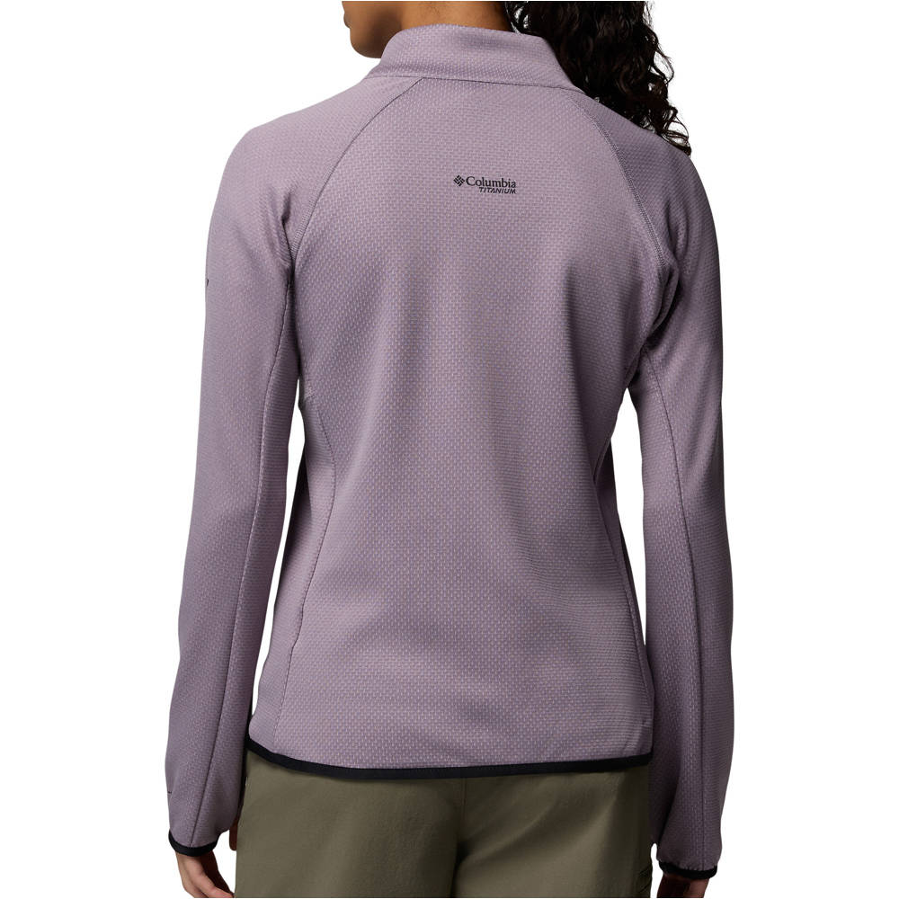 Columbia forro polar mujer Triple Canyon Grid Fleece FZ vista trasera